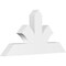 Ekena Millwork Richland Architectural Grade PVC Gable Bracket, 48"W x 24"H x 4"D x 6"F, 12/12 Pitch GBP048X24X0406RIC00 - alternate 1